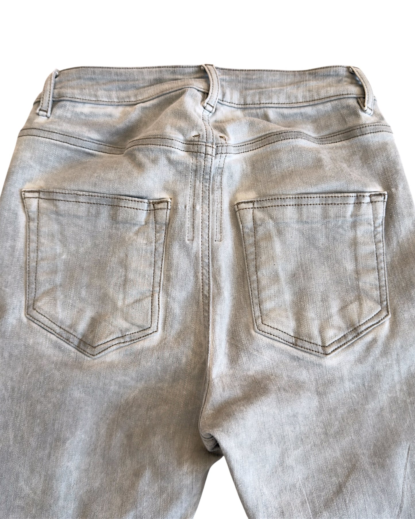 Rick Owens Drkshdw SS22 "Fogachine" Pearl Detroit Cut Denim Jeans