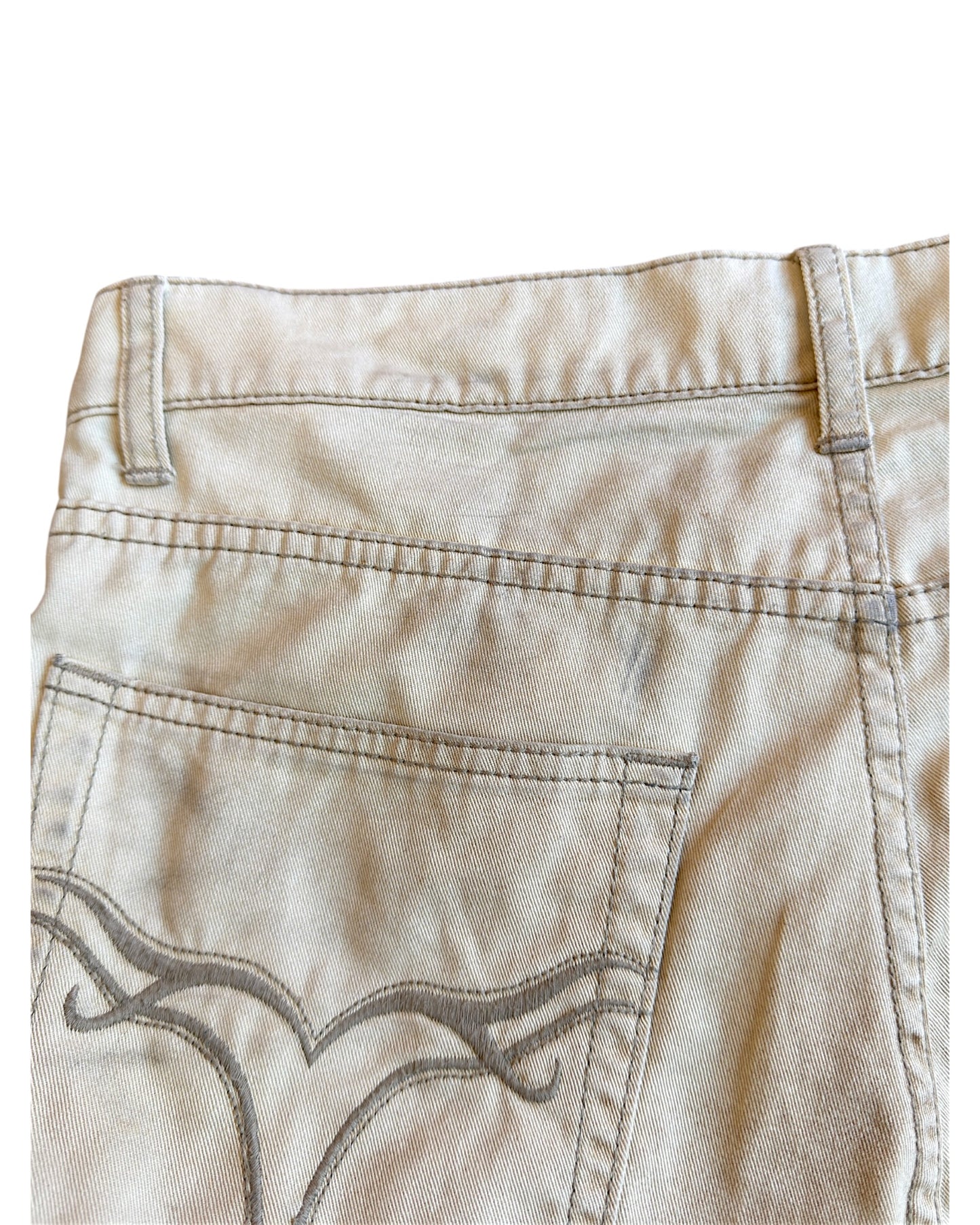 Jackrose Whisker Marble Bootcut Flare Denim Jeans