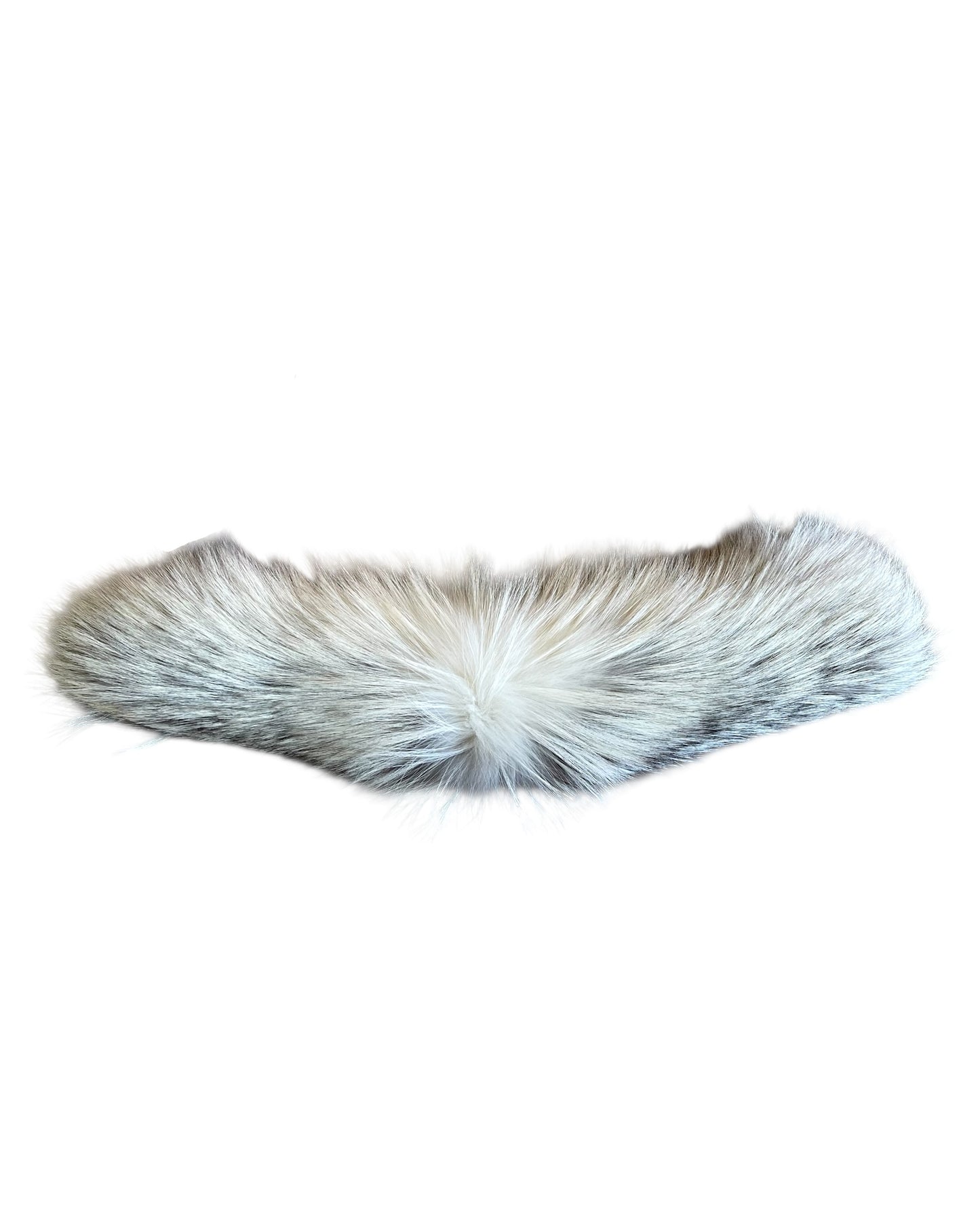 Balmain Vintage Suede Tassels Fur Neck Wrap Scarf