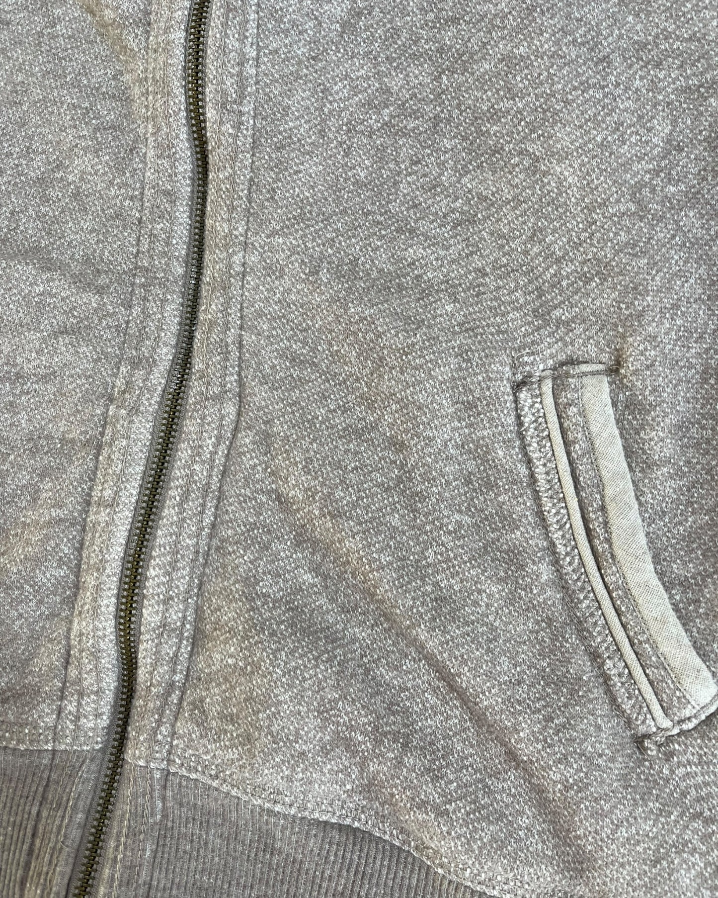 GOA Natural Vintage Bono Packable Wire Hood Zip Sweatshirt