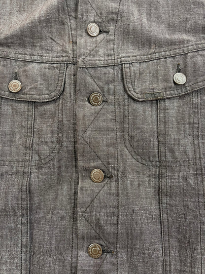 2003 General Research Color Denim Work Trucker Jacket