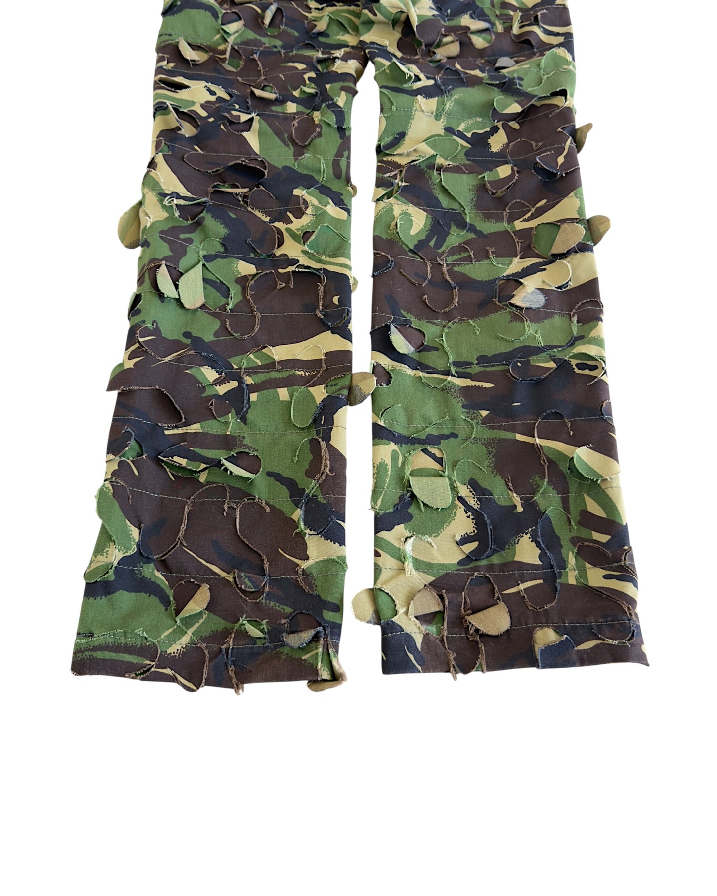 Griffin Blade Cut Distressed British Camo Pants