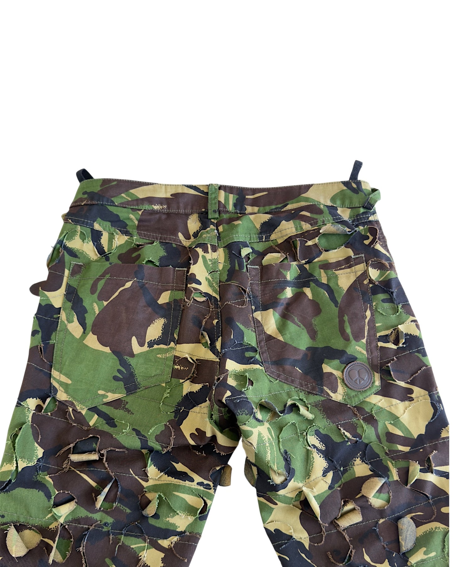 Griffin Blade Cut Distressed British Camo Pants