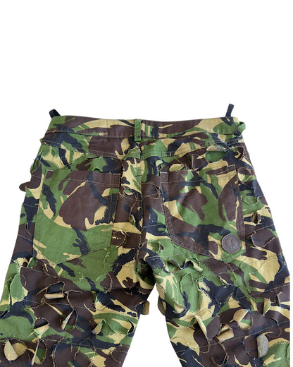 Griffin Blade Cut Distressed British Camo Pants