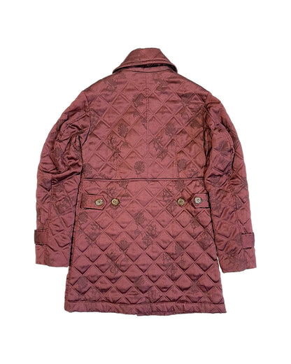 AW1997/98 Undercover “Leaf” Embroidery Rayon Quilted Coat