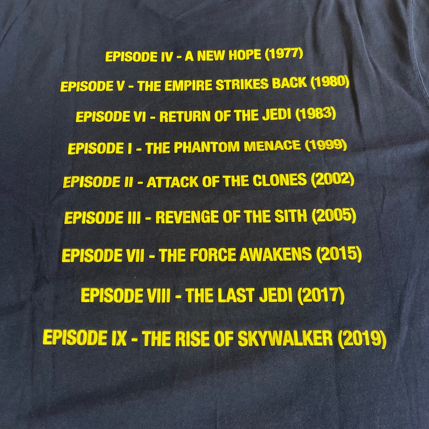 Vetements SS21 Star Wars Episodes T-Shirt