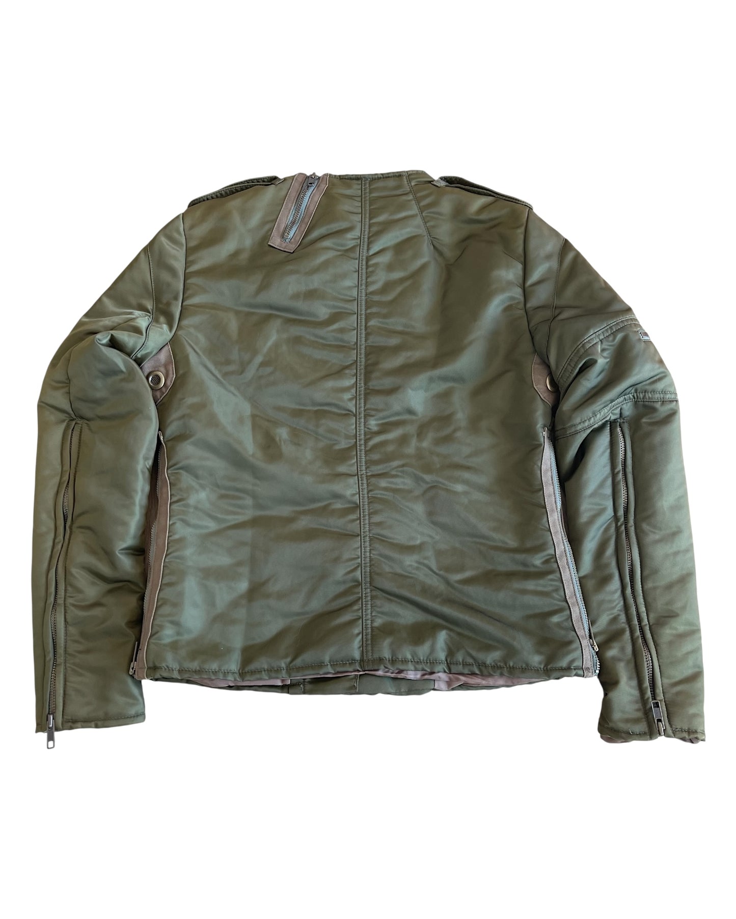 Share Spirit Military Pilot Cargo Light Padded Nylon Jacket