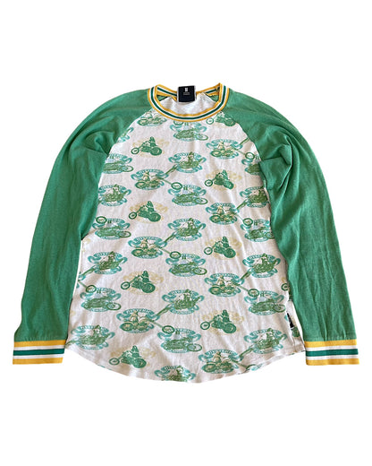 Hysteric Glamour 00s Motorcycle Girl Baseball Raglan Shirt