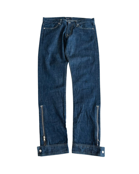 Undercover SS10 "Less But Better" Lightning Bolt Denim Jeans