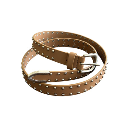Semantic Design Round Studded Western Leather Belt