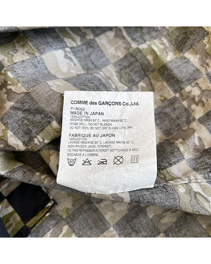 Comme Des Garçons Homme Plus SS12 Camo Checkered Shirt