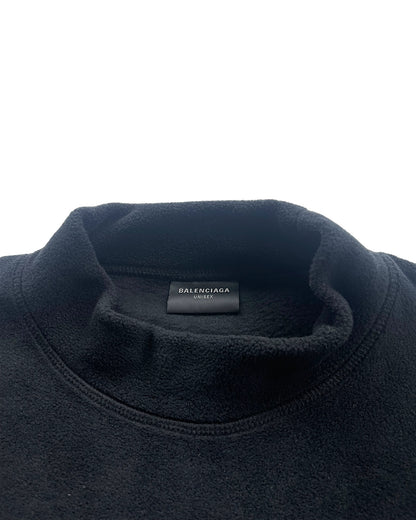 Balenciaga 2023 Unity Logo Brushed Fleece Sweatshirt