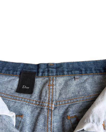 Dior Homme SS06 Indigo Blue Washed Slim Denim Jeans