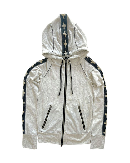 L.G.B. (Le Grande Bleu) Cross Boxer/PK Piping Fur Hoodie Sweatshirt