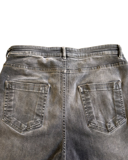 Rick Owens Drkshdw SS2023 Pentagram Dark Dust Detroit Cut Denim Jeans