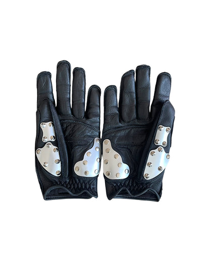 Kadoya Hammer Studded Spike Armor Leather Gloves