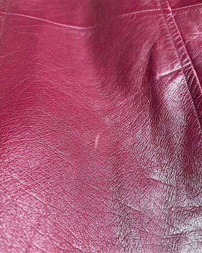 Jean Paul Gaultier Homme Object Leather Tailored Jacket