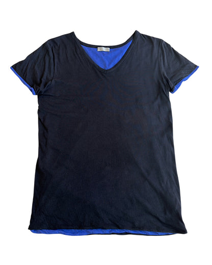 Dior Homme SS13 Double Layer V-Neck T-Shirt