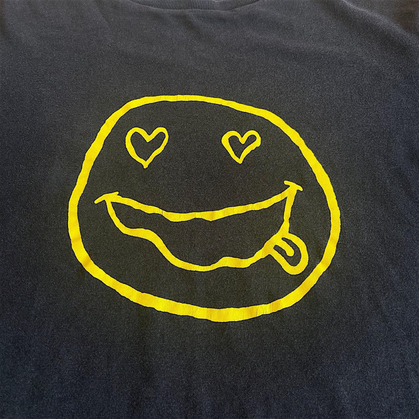 Number (N)ine SS02 'Modern Age' Nirvana Smiley Face T-Shirt