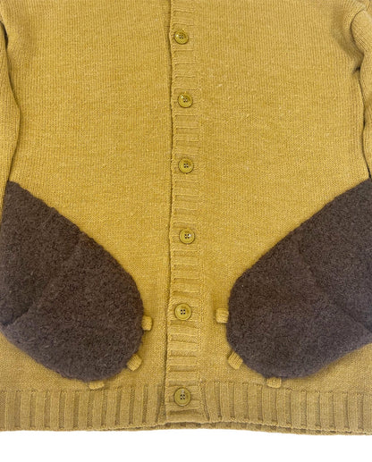 Né-Net Bear Face Hood Knit Cardigan