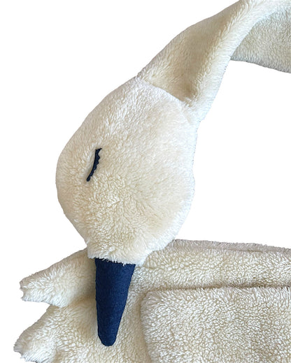 Né-net Fleece Sleeping Swan Animal Series Shoulder Bag