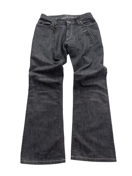 2000s Téte Homme White Stitch Straight Leg Denim