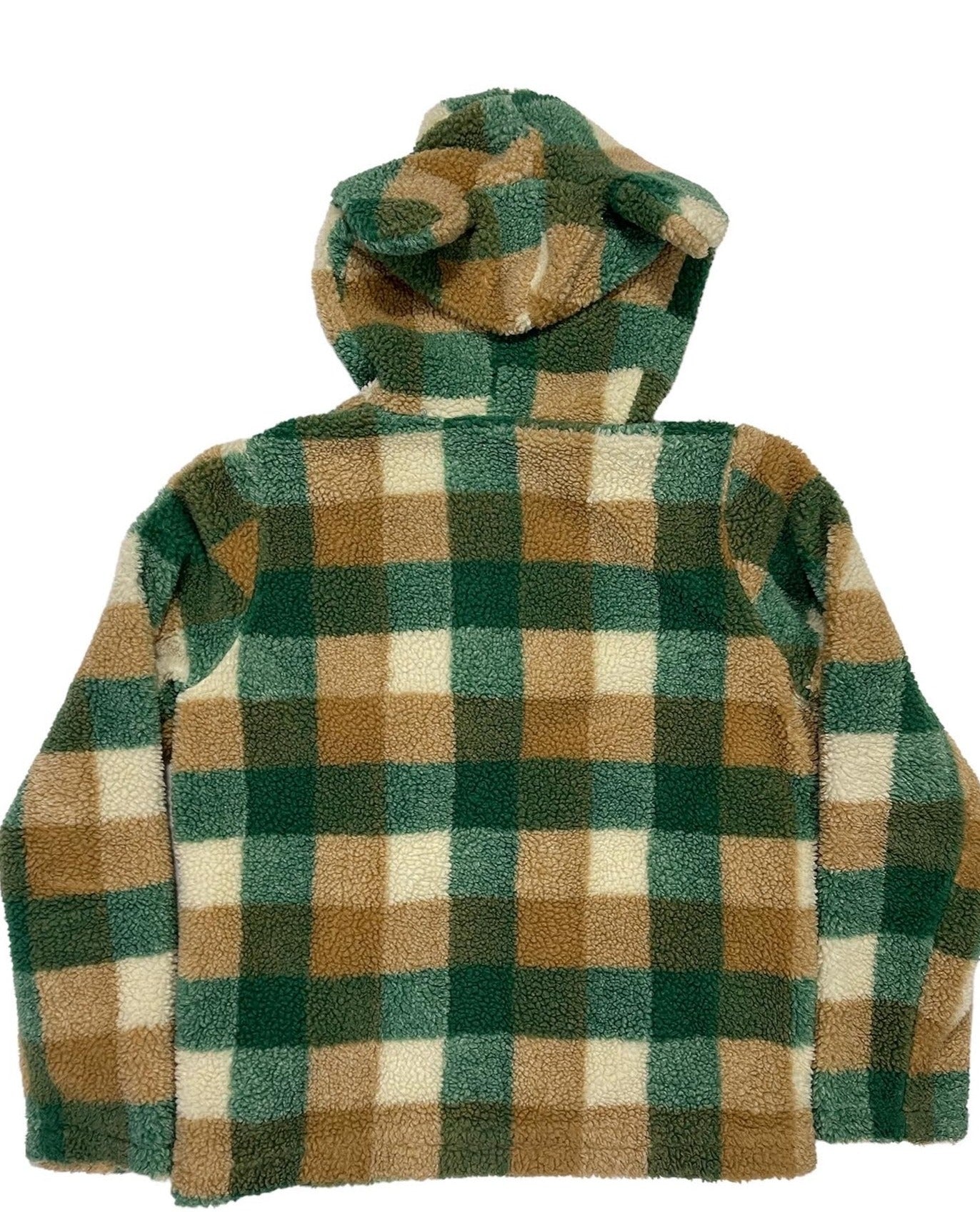 Né-Net Bear Ears Plaid Fleece Jacket