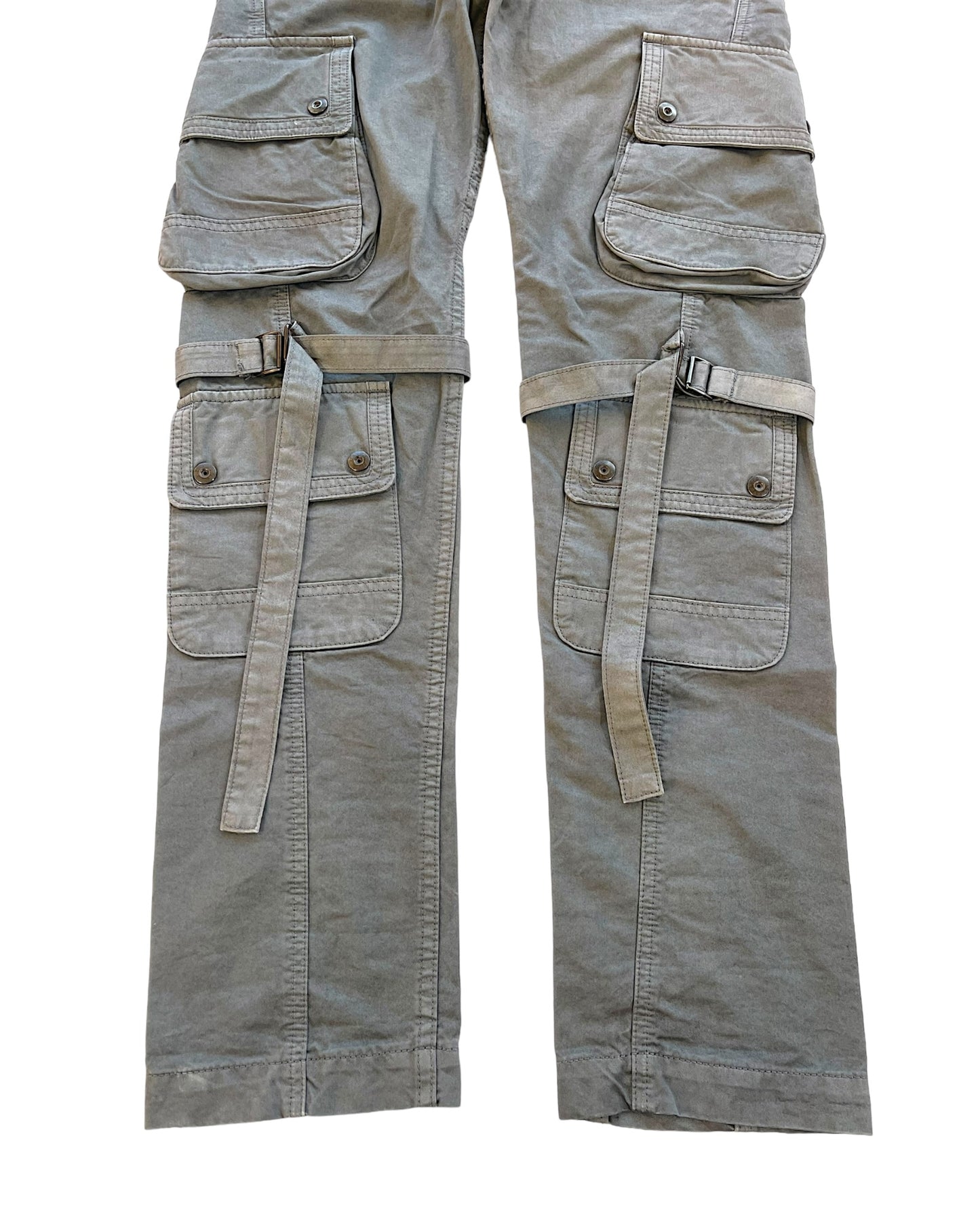 PLAG by Tete Homme Bondage Multi-Pocket Cargo Reconstructed Pants