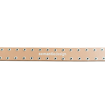 Semantic Design Round Studded Western Leather Belt