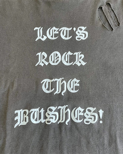 Number (N)ine AW04 'Give Peace A Chance' Let's Rock The Bushes! T-Shirt