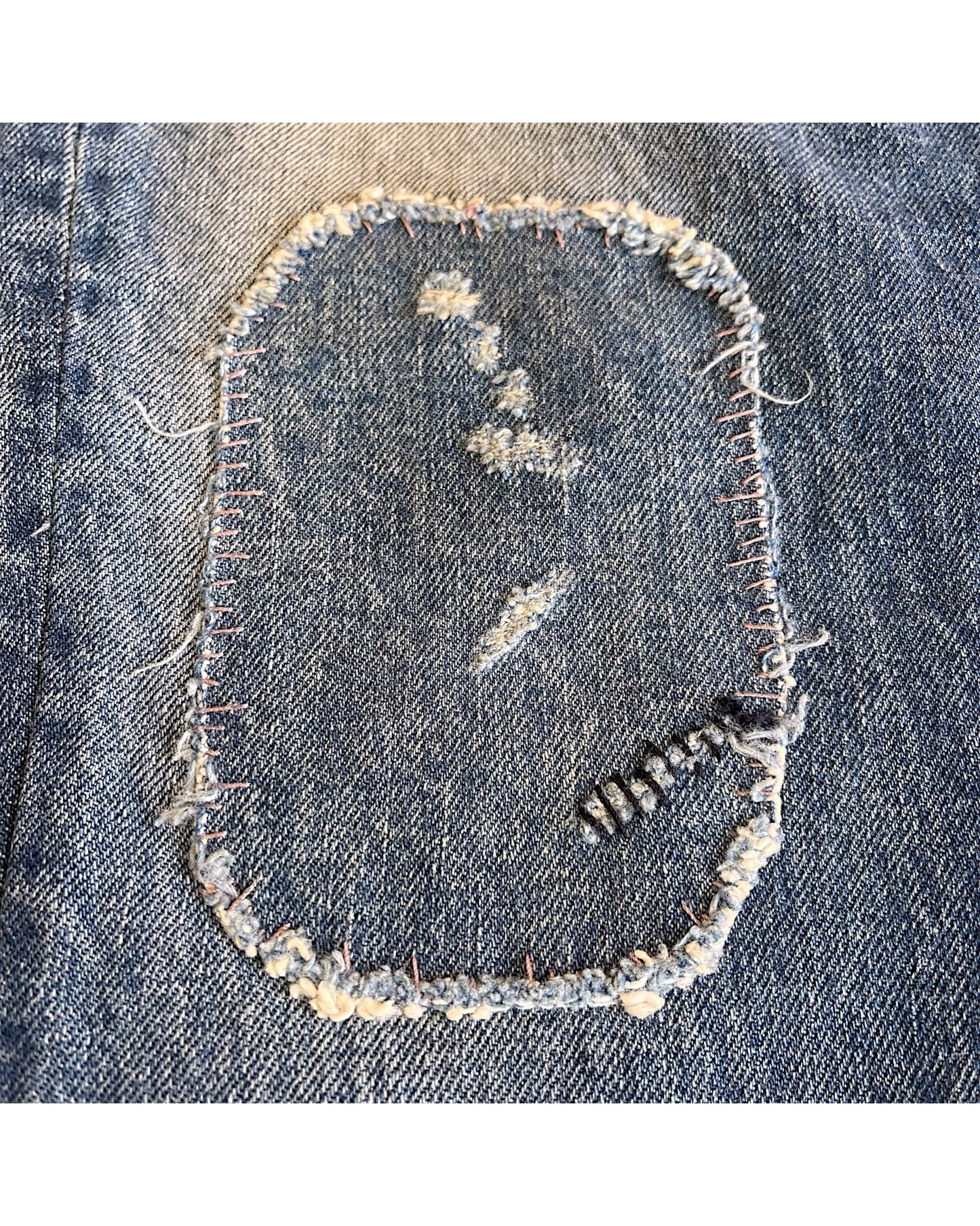 Undercover SS2005 "But Beautiful II" Distressed Patchwork 60 Denim Jeans
