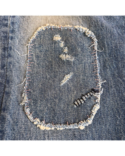 Undercover SS2005 "But Beautiful II" Distressed Patchwork 60 Denim Jeans