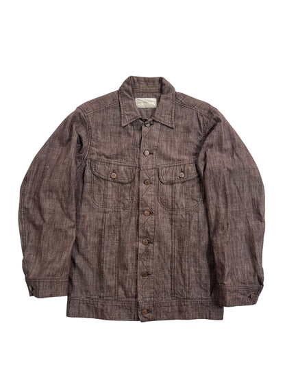 2003 General Research Color Denim Work Trucker Jacket