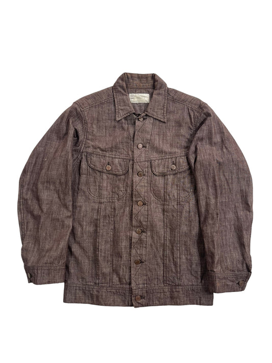 2003 General Research Color Denim Work Trucker Jacket