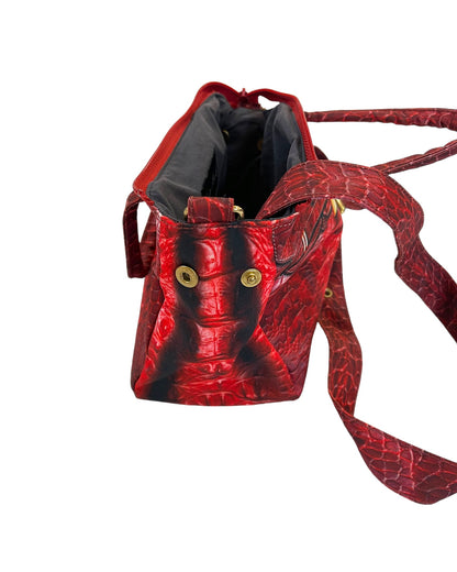 Talking About The Abstraction Illusion Baby Alligator Birkin Print Shoulder Bag