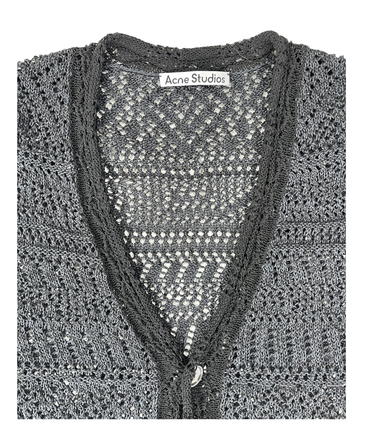 FW21 Acne Studios Crochet Oversized Knit Cardigan