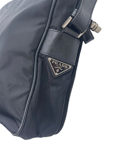 Prada AW09 Nylon & Leather Business Laptop Shoulder Bag