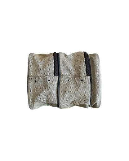 Prada Sport 2000s Leather Trim Expandable Clutch Canvas Bag