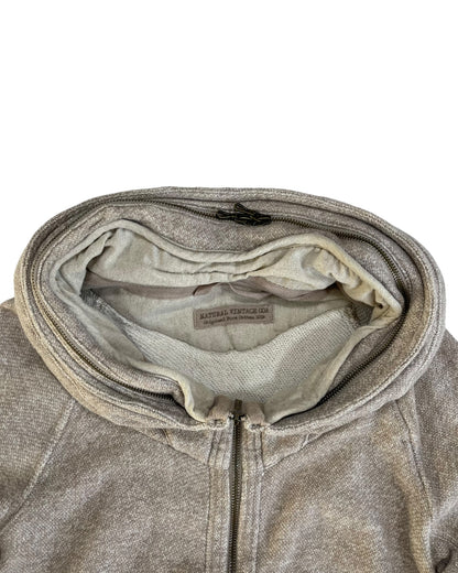 GOA Natural Vintage Bono Packable Wire Hood Zip Sweatshirt