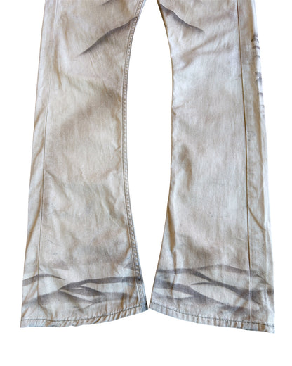 Jackrose Whisker Marble Bootcut Flare Denim Jeans
