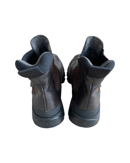 Prada Sport Chelsea Hiking Leather Boots
