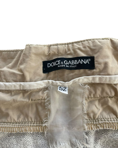 SS2006 Dolce & Gabbana Double Waist Hybrid Sweatpants