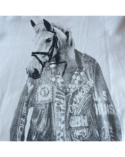 Undercover AW05 "Arts & Crafts" Punk Horse Anatomy 3/4 Length T-Shirt