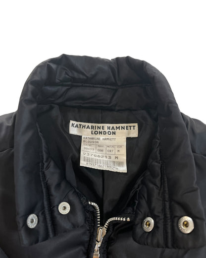 Katharine Hamnett London Chevron Pattern Down Puffer Jacket