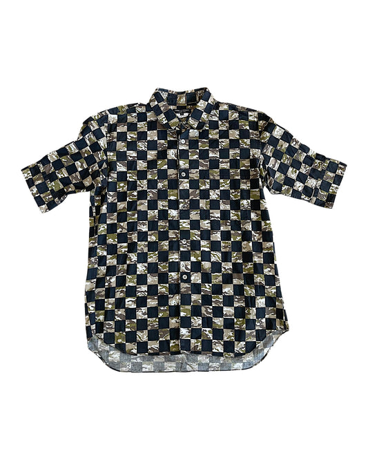 Comme Des Garçons Homme Plus SS12 Camo Checkered Shirt