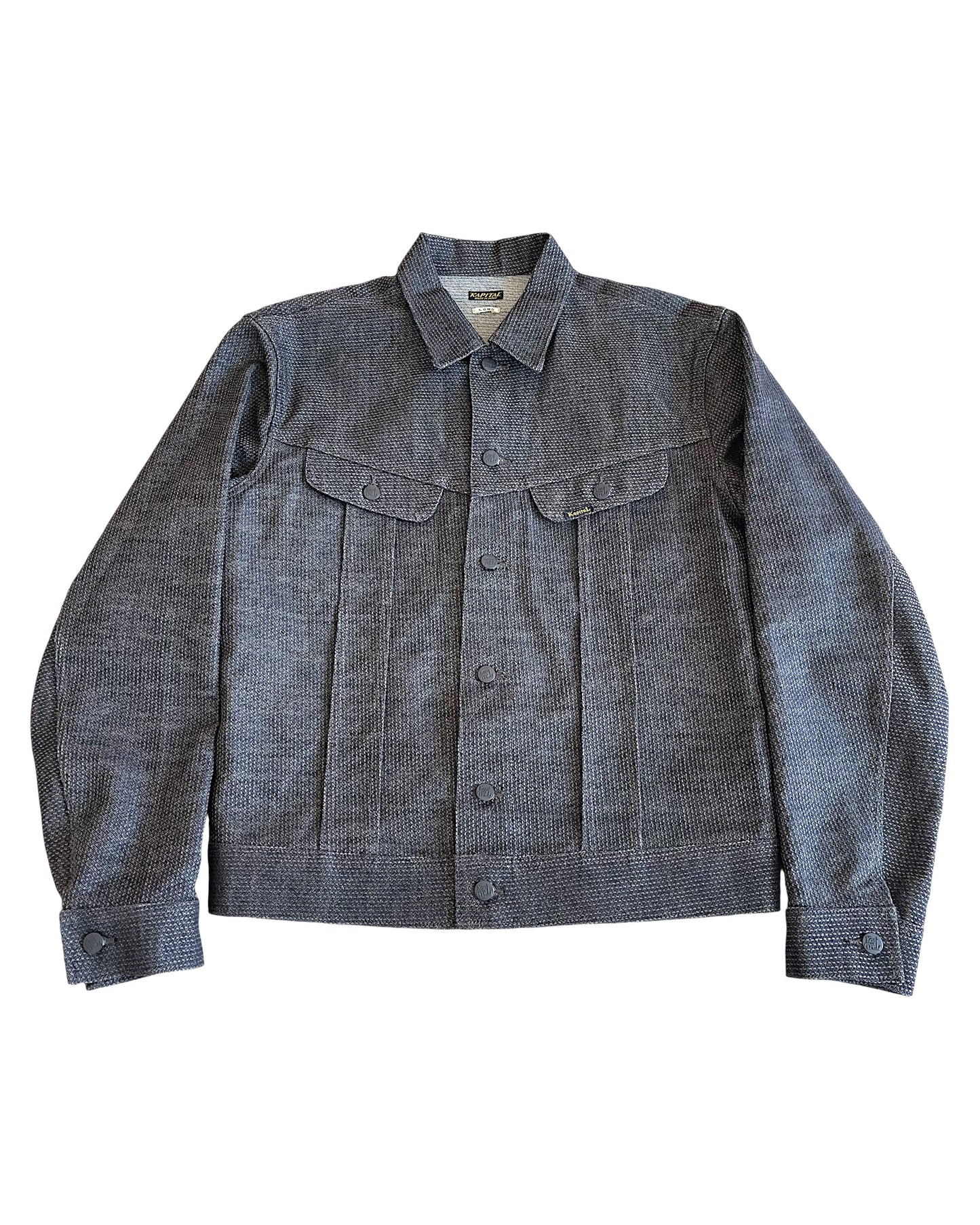 Kapital Century Denim No.9 Westerner (Long) Mud Dye Jacket