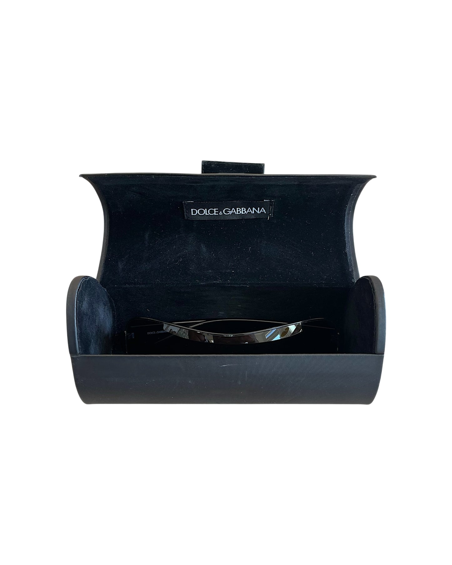 Dolce & Gabbana Shield Rhinestone Logo Sunglasses