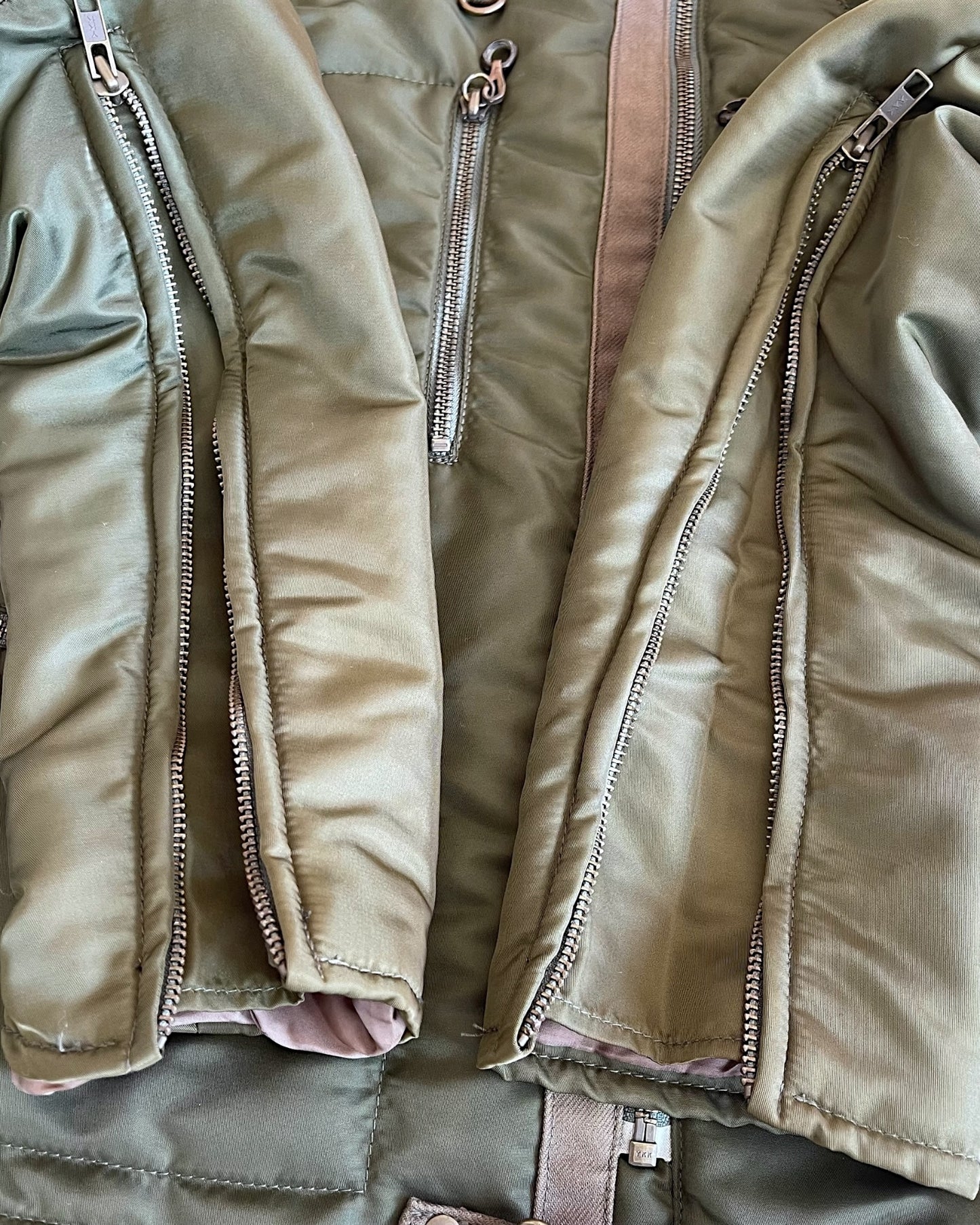 Share Spirit Military Pilot Cargo Light Padded Nylon Jacket