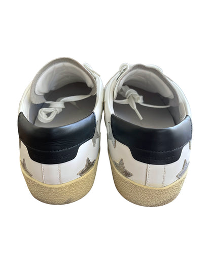 Saint Laurent SL/06 Court Classic Star Leather Low Sneakers