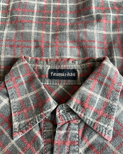 Yasuyuki Ishii ‘Rocaille’ Embroidery Western Plaid Flannel